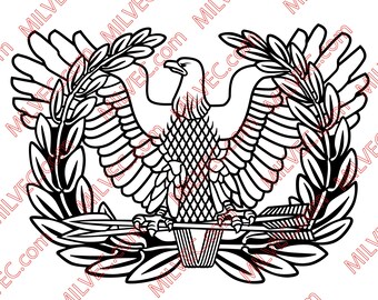 Warrant Officer Pattern for personal use svg dxf eps pdf