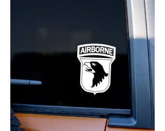 Airborne Unit vinyl decal for any smooth surface