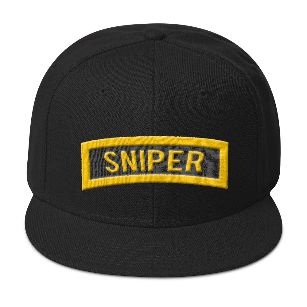 Army Sniper Tab Snapback Hat - Etsy Ireland