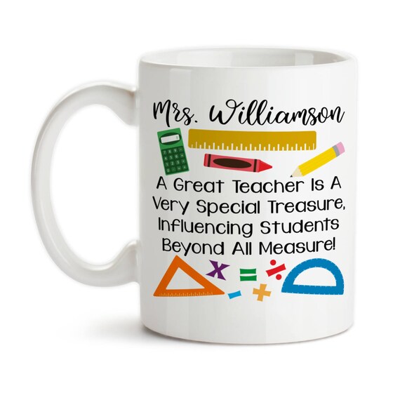 coffee mug personalized teachers