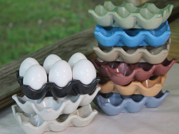 Egg Holder Tray, Concrete Egg Storage, Cement Egg Holder Crate, Modern Farmhouse Industrial Stylish, Backyard Chickens, Egg Collection