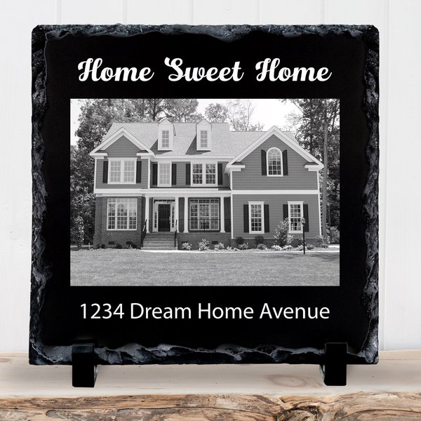 Slate Sign, Home Sweet Home, New Home, Home Owners, Buying A Home, Realtor, Family Gift, Housewarming - Home Decor, Slate Plaque, Gift Idea