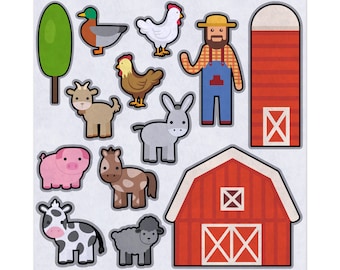 Old McDonald Had A Farm, Nursery Rhyme, Story Adventure, Imaginative Play, Felt Storyboard, Felt Board Story, Felt Stories, Flannel Board