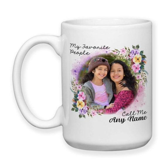 Mug Personnalisé Photo Petit herbier pour Maman, Photo, 32 cl