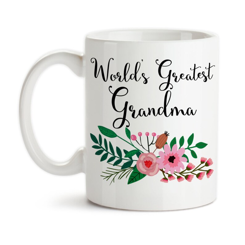 Coffee Mug World's Greatest Grandma Grandchildren Etsy