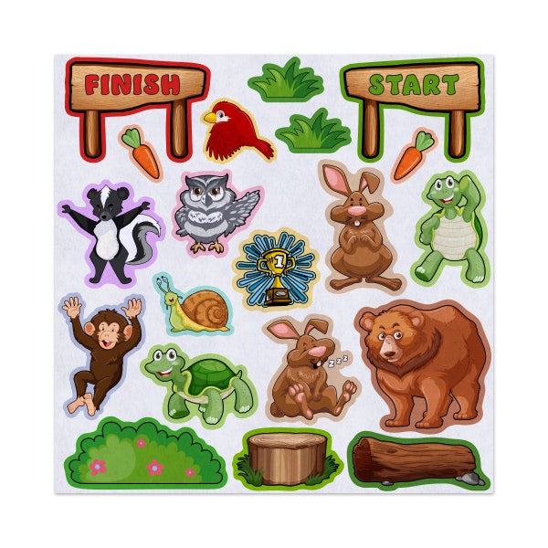 The Tortoise And The Hare, Story Adventure, Imaginative Play, Fable, Felt Storyboard Art, Felt Board Story, Felt Stories, Flannel Board