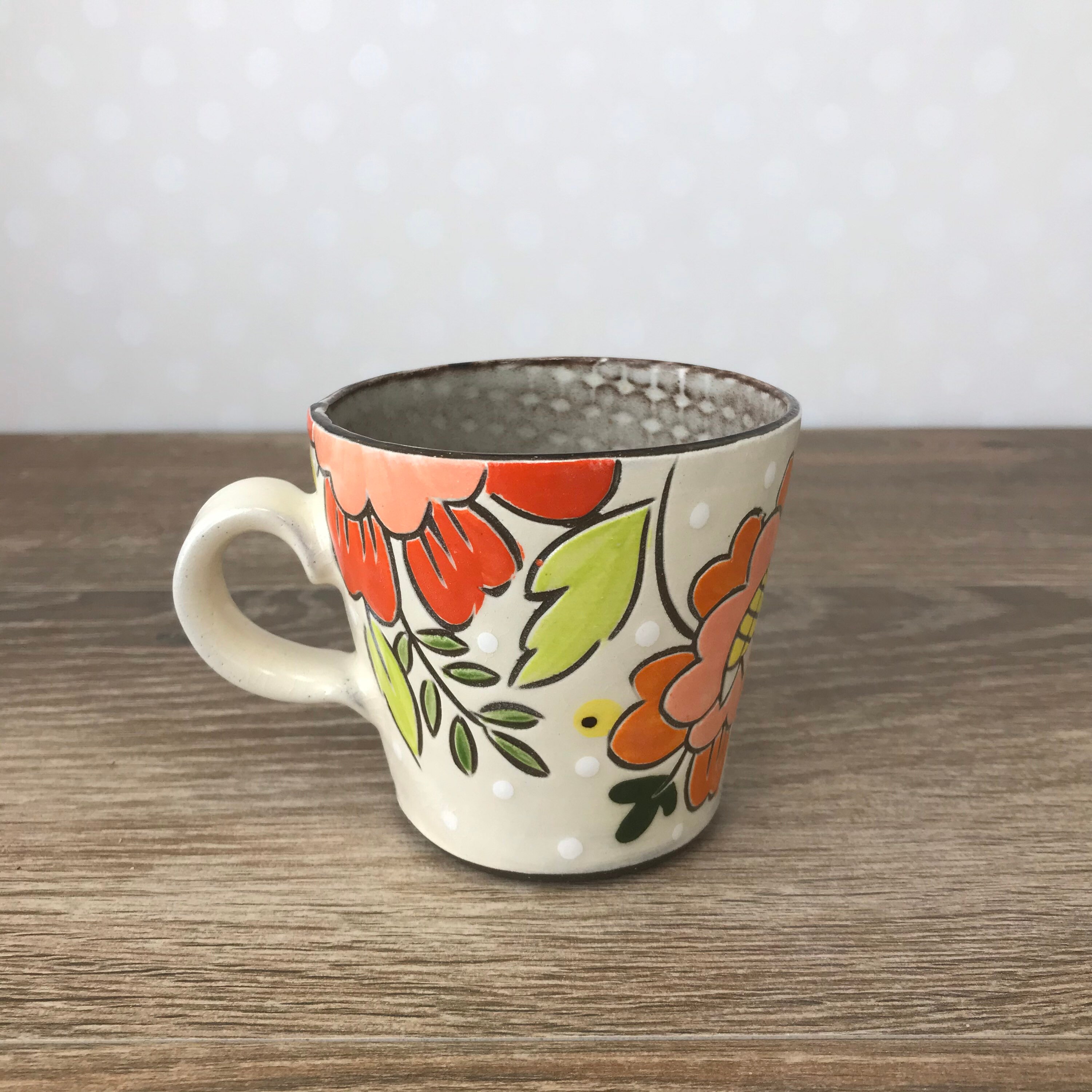 Floral Mug in Two Colors