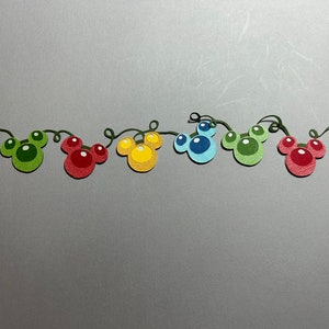 Disney Christmas Light Border - Disney Christmas - Christmas Lights - Very Merry Christmas - Mickey Lights - Very Merrytime Cruise