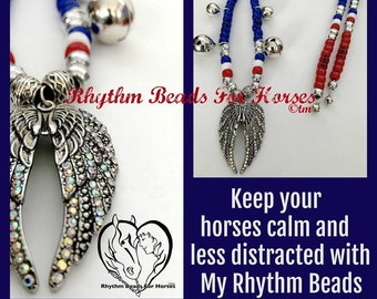 WHITE ECONOMY Native American Inspired Horse/Pony Rhythm Beads 