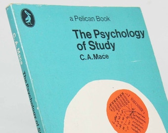 The Psychology Of Study Pelican Series Vintage Study Guide Factual 1968 book paperback Medical science