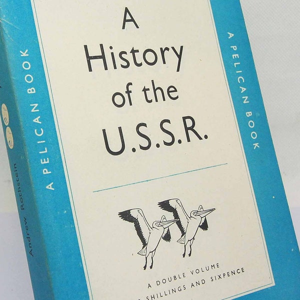 History Of The USSR, 1950 Russia Paperback book History book Political paperback Soviet socialist Russian history