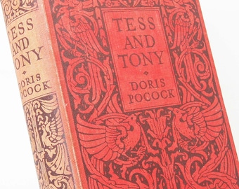 Kinderbuch 1930 Fiktion Vintage Kinderbuch Vintage Geschichtsbuch Hardcover vergoldetes Geschenk historische Bücher