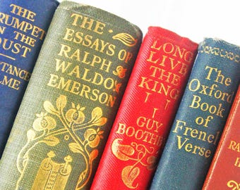 Adopt an Antique old Display Book Weddings vintage books Loved hardback books Vintage Book for book lovers