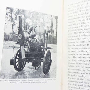 Génie aéronautique, moteurs aéronautiques, 1916 Early Aviation, guide factuel illustré du livre vintage