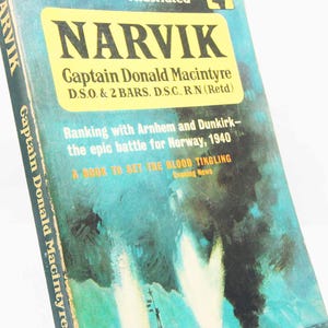 Narvik Illustrated military battle ww2 History world war two Vintage Penguin paperback 1965 Illustrated