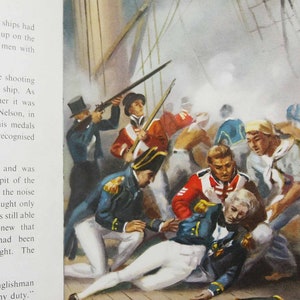 Nelson History book childrens book Ladybird Book Childrens collectable Vintage factual Illustrated History Children