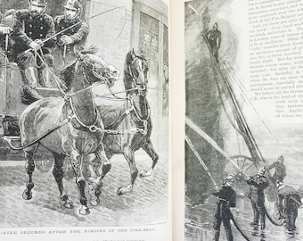 Victorian Magazine 1891, Antique Illustrated Children’s Book, Vintage UK Stories, Poetry, Picture Book, Collectible