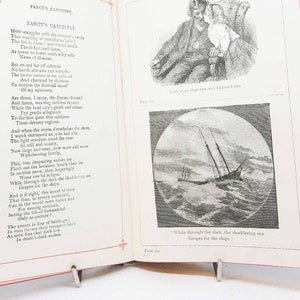 Libro de poesía antiguo 1800 Black Lowell Works Regalo Libro vintage Libro de poesía antiguo de tapa dura Obras poéticas