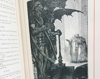 Libro di poesie antiche Scott Opere poetiche copertina rigida Libro Vintage, regalo, oggetti da collezione, Poeta Poesia Libri antichi