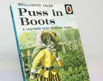 Vintage Puss in Boots Ladybird Book 1960s Childrens collectable Vintage story book Illustrated History Children