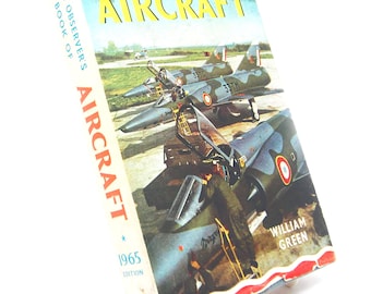 Aircraft guide 1965 Aviation spotter book Military Aviation book illustrated and spotters guide aircraft vintage