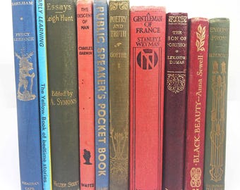 Adopt an Antique Book, Loved Vintage Hardcover, Old Book for Book Lovers, Vintage Home Decor