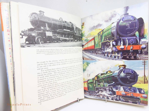 Book of Railways and Steam engines Engineering Childrens book -   Portugal