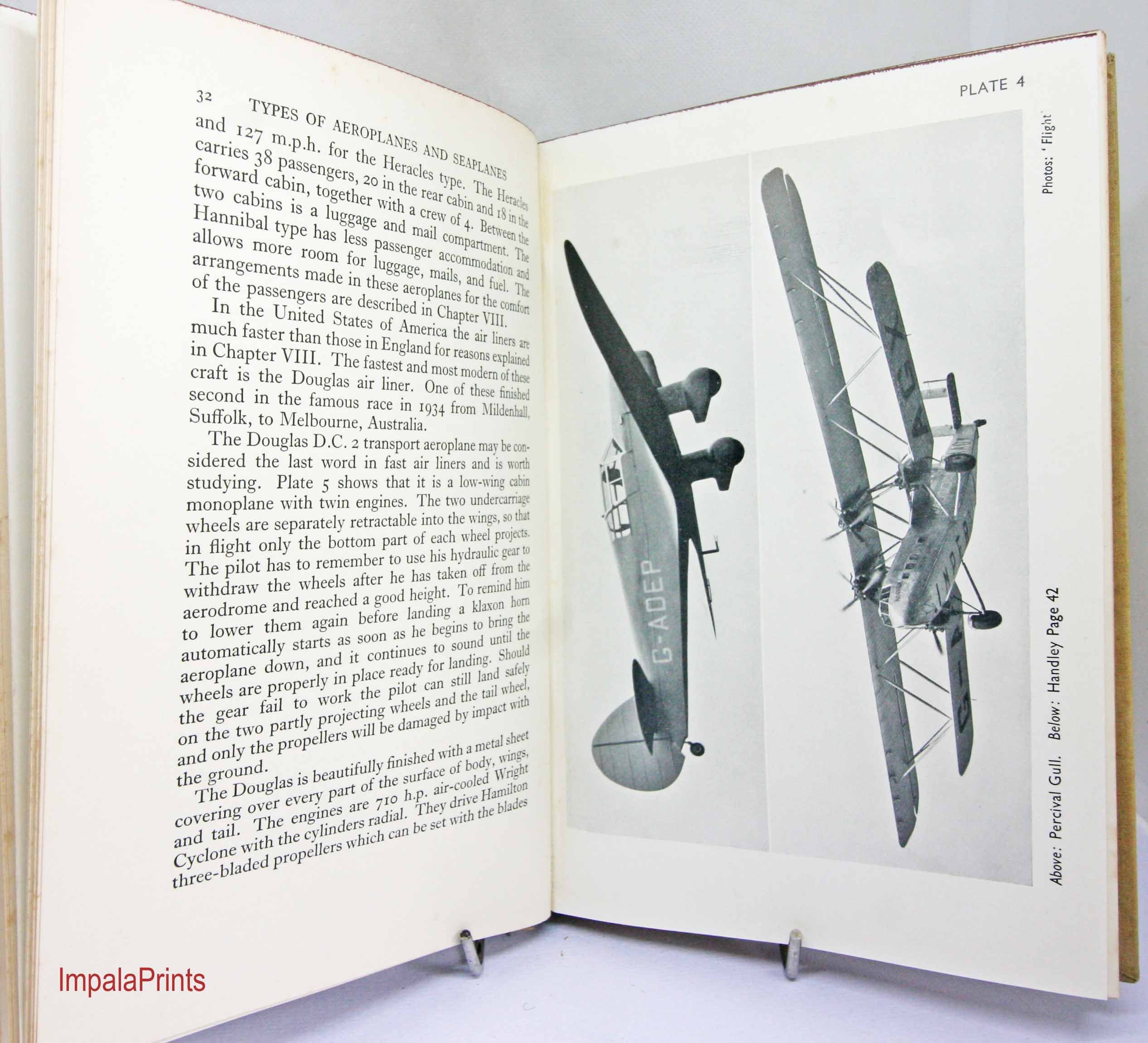 Flight Today 1937 Aviation Guide Flying Machines Hardback