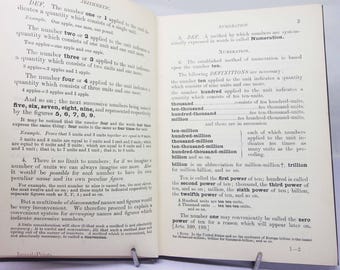 算数アンティーク1901教科書数学の本ヴィンテージ教科書数学の