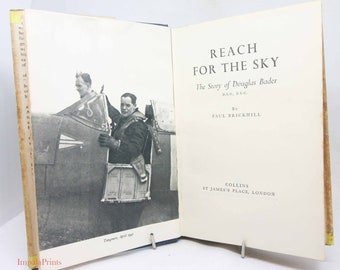 Puntare al cielo, Battaglia d'Inghilterra, biografia di un pilota da caccia della Seconda Guerra Mondiale, aereo vintage, copertina rigida, RAF