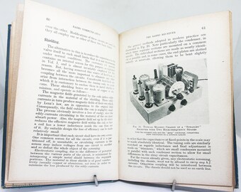 Radio sans fil 1944 Telegraphy livre illustré Science Book, Telephone science book
