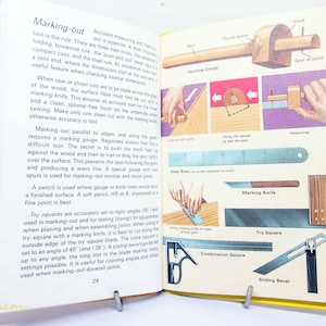 Ladybird Book Woodwork craft book Attractive colour illustration childrens nature Guide picture book