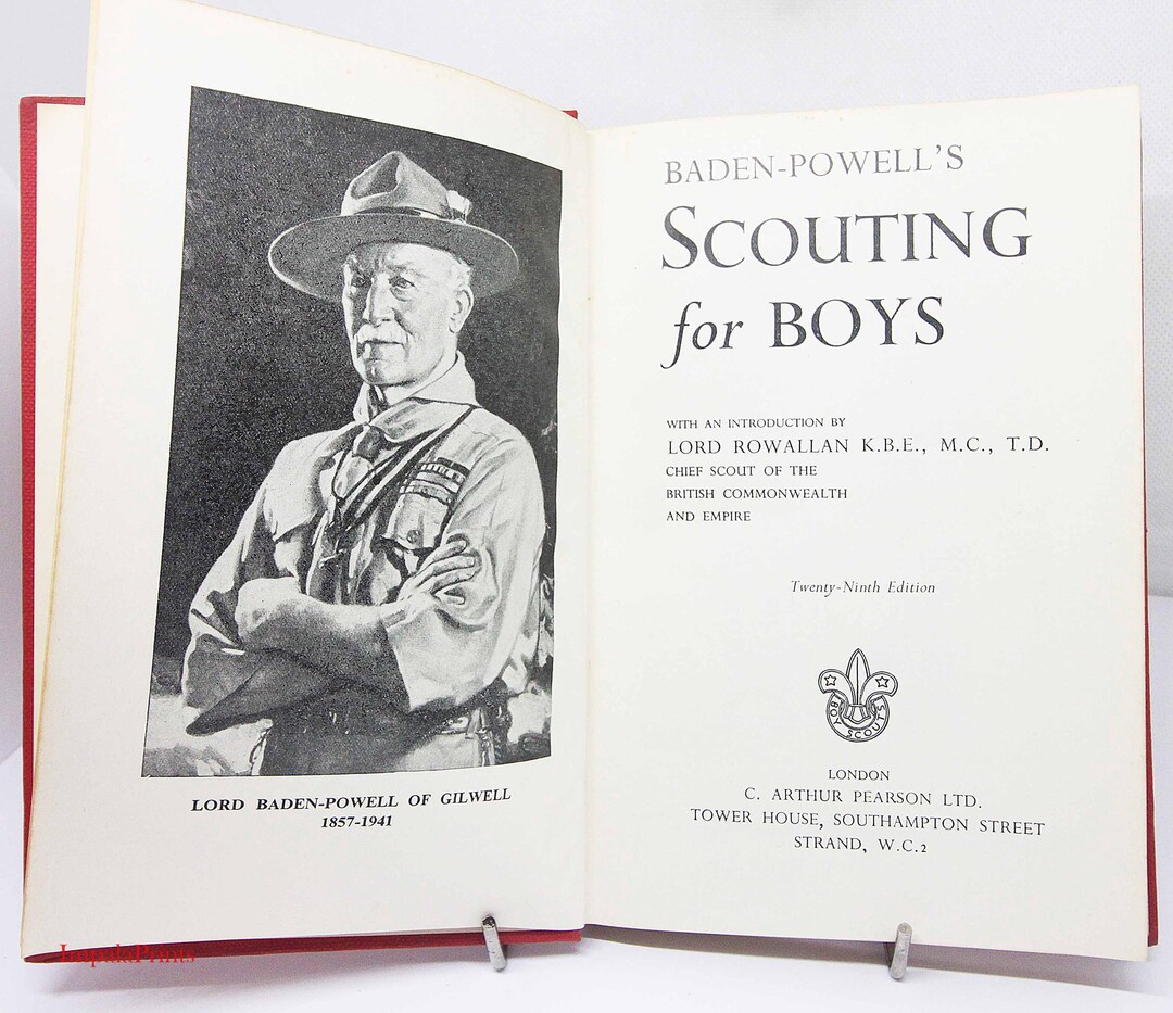 Scouting for Boys Baden Powell 1930 Scouts Self Help and Life Guide How ...