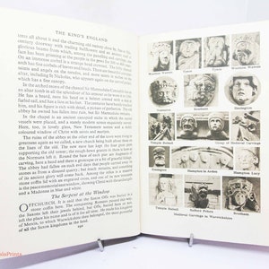 Warwickshire 1949 Hardback Vintage guía Libro Libro de viajes rojo libro antiguo vintage Ilustrado