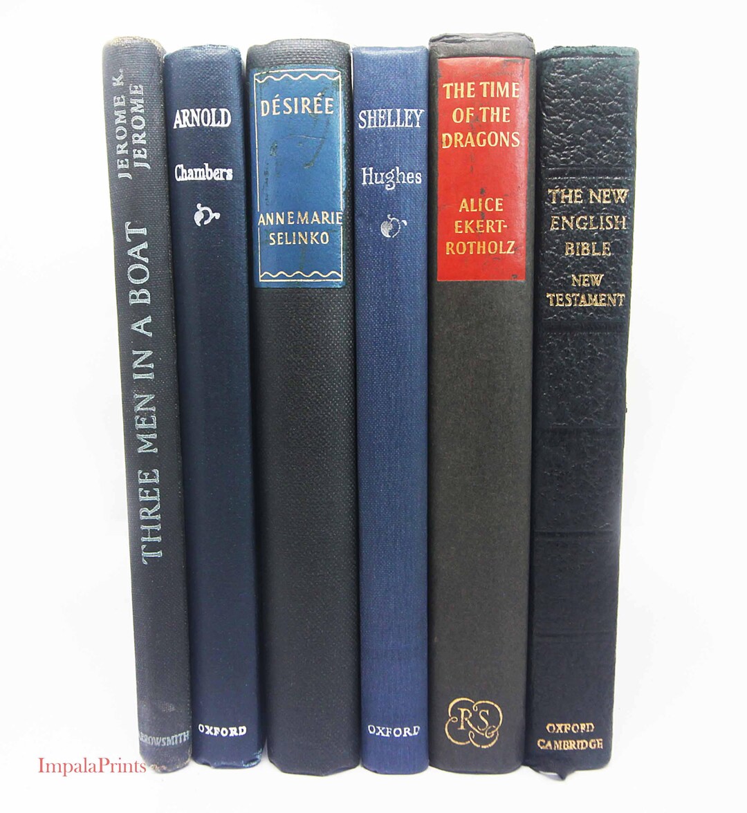 Antique and vintage Adopt a Book, old books Loved hardback books