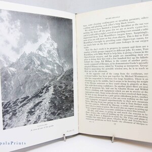 Ascent of Everest by John Hunt vintage Climbing colour plates Hardback back adventure climb gift travel adventure image 3