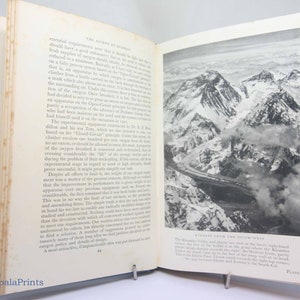 Ascent of Everest by John Hunt vintage Climbing colour plates Hardback back adventure climb gift travel adventure image 5