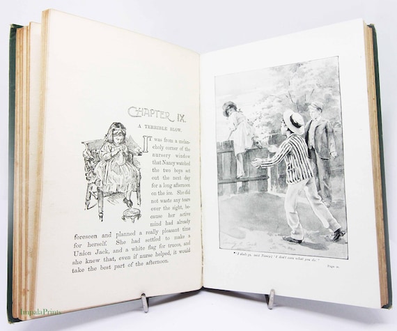 アンティーク 1904 年児童書 アンティーク イラスト入り物語本