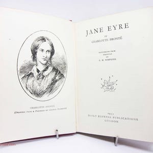 Jane Eyre de Charlotte Brontë Edición de tapa dura Libro clásico de las Brontë Libro Literatura inglesa clásica