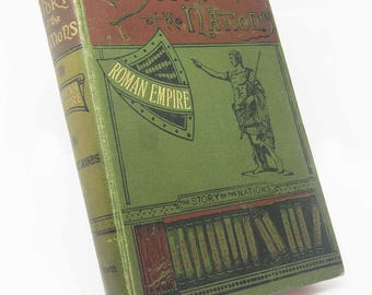 Roman Empire BC 29 - AD 476 1908 Antique Illustrated hardback book history historic books Roman empire