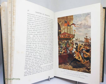 Legend and Chivalry antique book myth Vintage Book Hardback History illustrated Paranormal gods goddesses myths story book