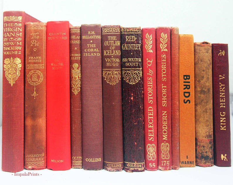 Antique and vintage Adopt a Book, old books Loved hardback books Vintage Book for book lovers image 3