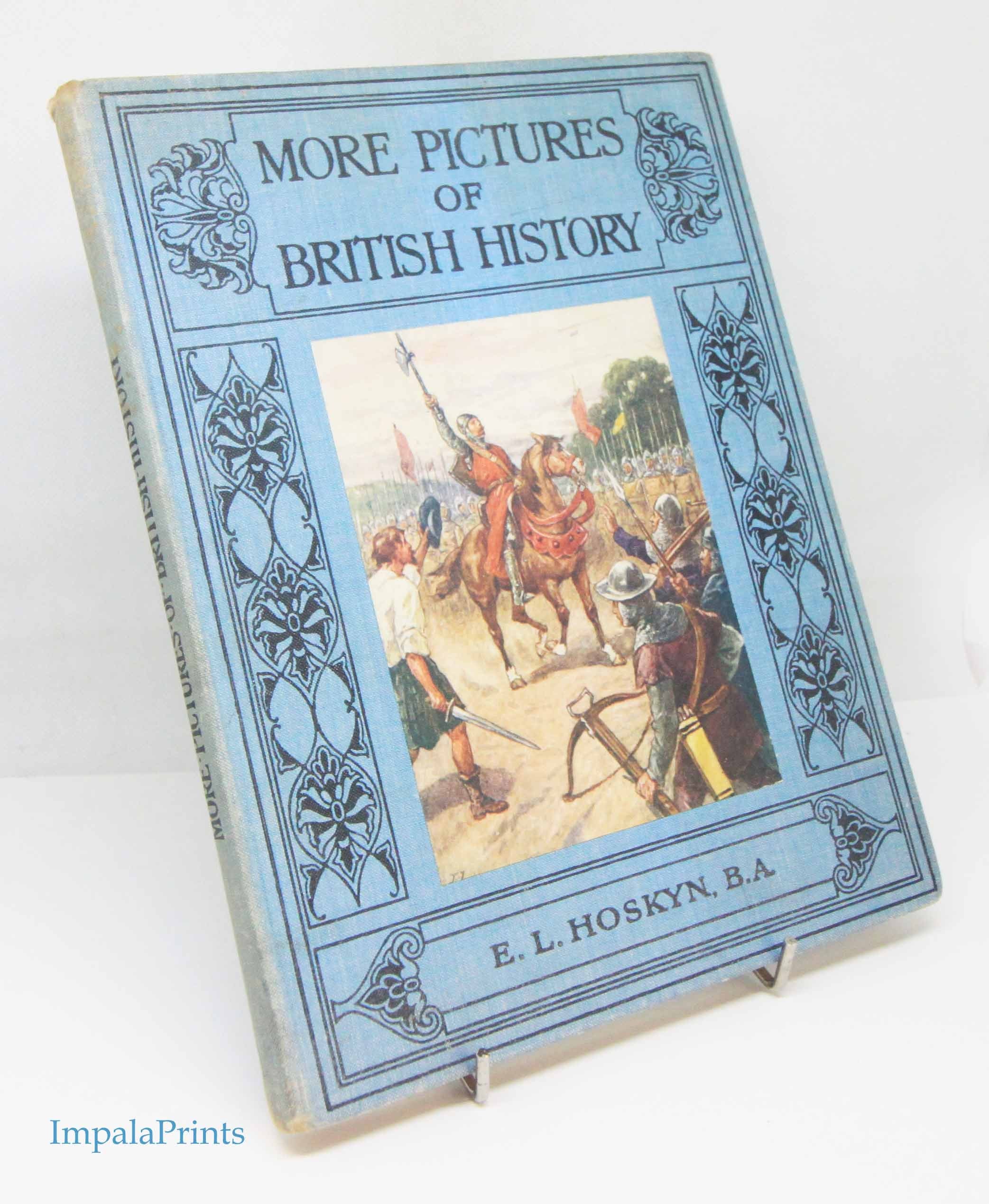 History Textbook Antique 1914 Middle Ages Illustrated School