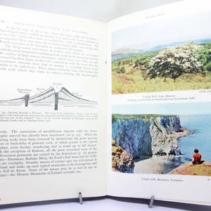 Geology Book Textbook 1946 Student book Vintage geography Natural history Dinosaurs Fossils, volcano Science Book illustrated gift book