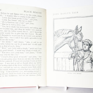 Black Beauty von Anna Sewell, Classic Kinderbuch 1940 Vintage altes Buch Hardcover Pferdesport
