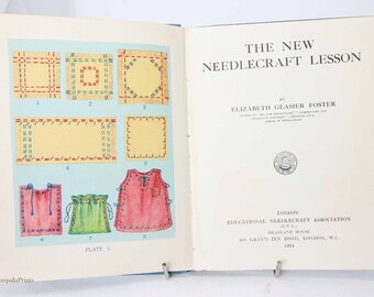 Needlecraft craft book vintage Book Crafting guide Sewing Vintage crafters How to guide historic needlework