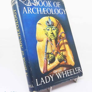 Book of Archaeology Discovery Textbook illustrated Archeological guide history book vintage illustrated