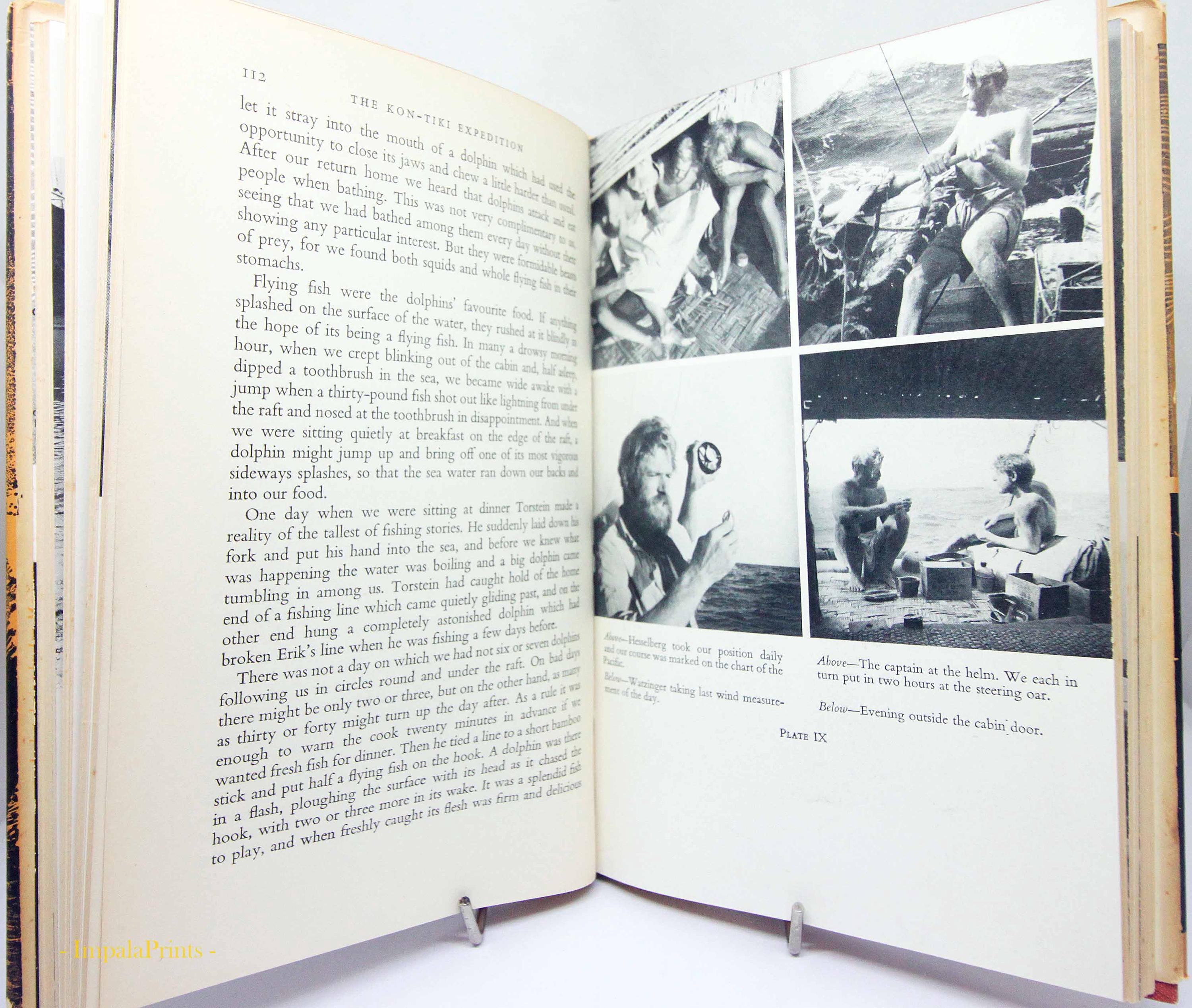 Contiki Reed Book Vintage Kon-tiki Book, Hardback History Archeology, Travel, Adventure ...