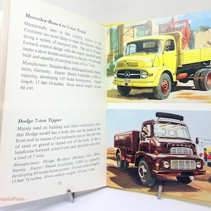 Commercial Vehicles 1964 Ladybird Book Picture book Childrens collectable engineering gift Vintage factual Illustrated History Children