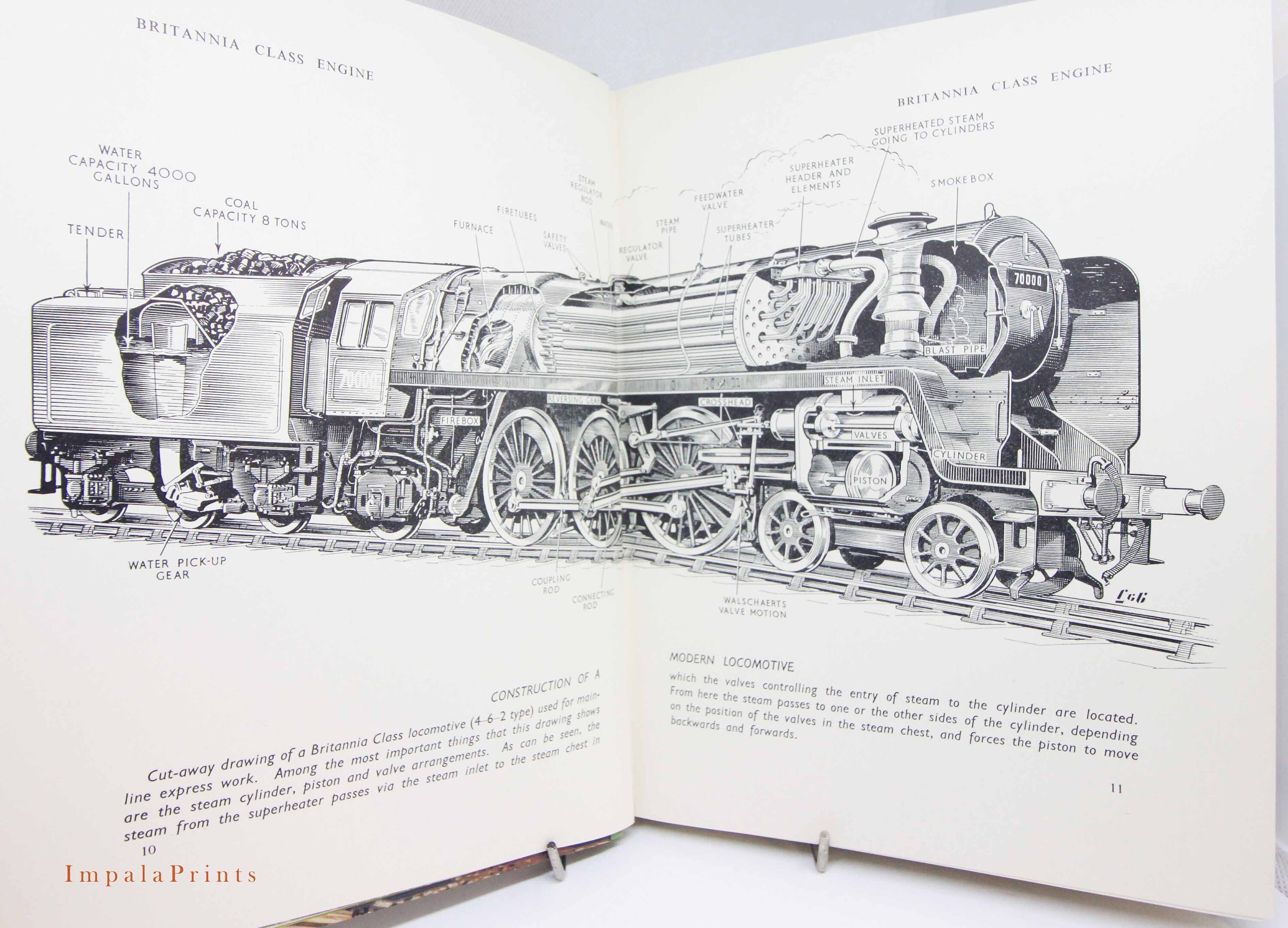 Book of Railways and Steam engines Engineering Childrens book -   Portugal